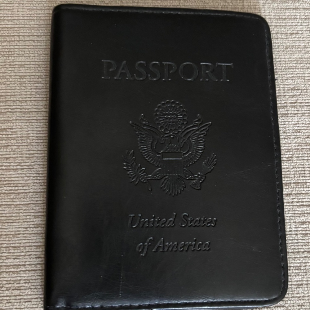 New Black Unisex Wallet/Passport Holder